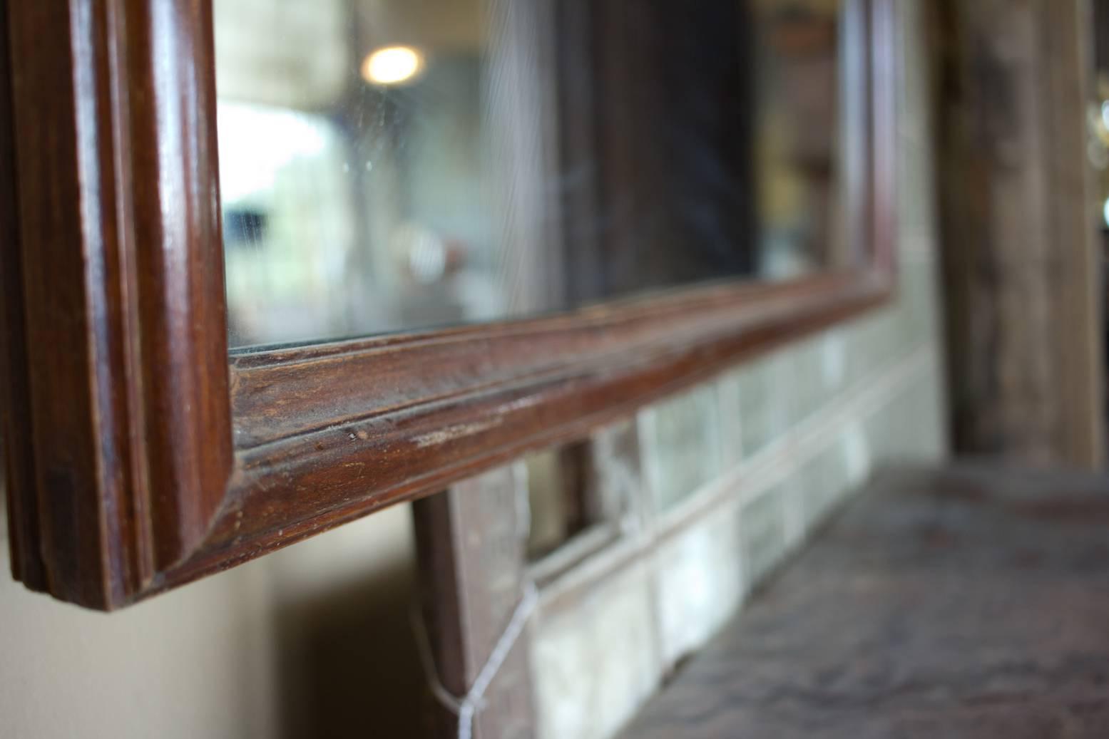 English Victorian Console Table with Large Mirror In Good Condition In Calgary, Alberta