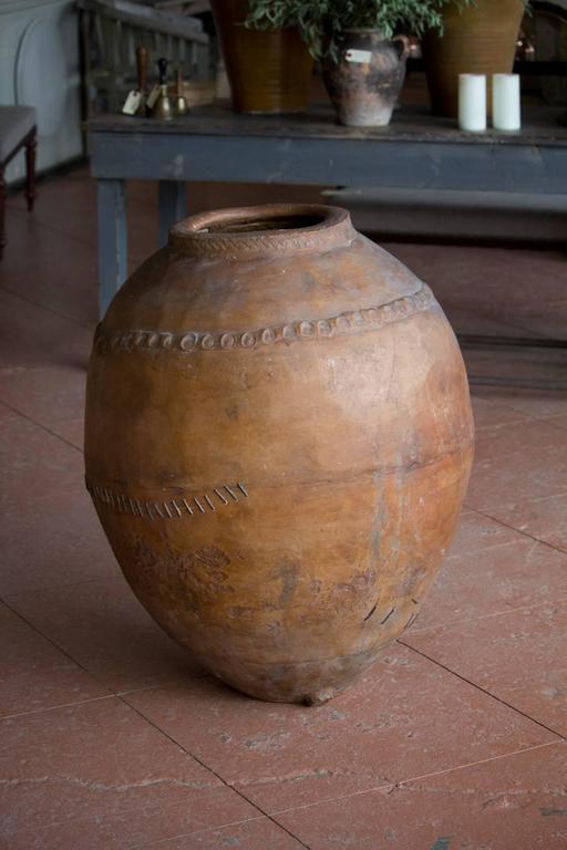 Antique Catalan Olive Pot at 1stdibs