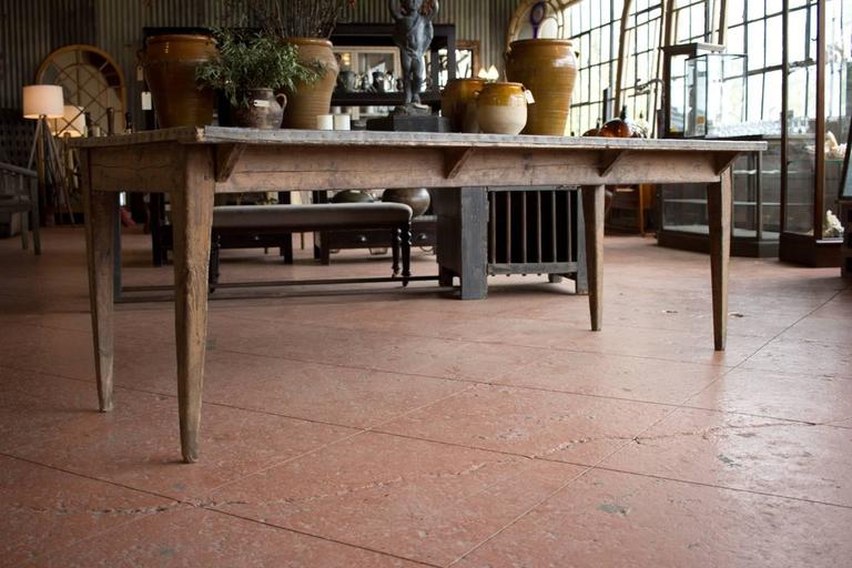 Antique French Zinc Top Potting Table at 1stDibs
