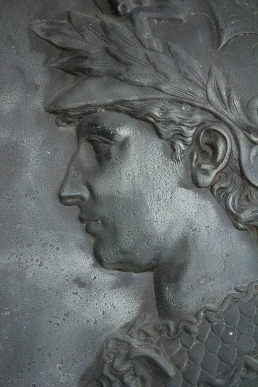 Antique Lead Plaque at 1stDibs