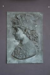 Antique Lead Plaque