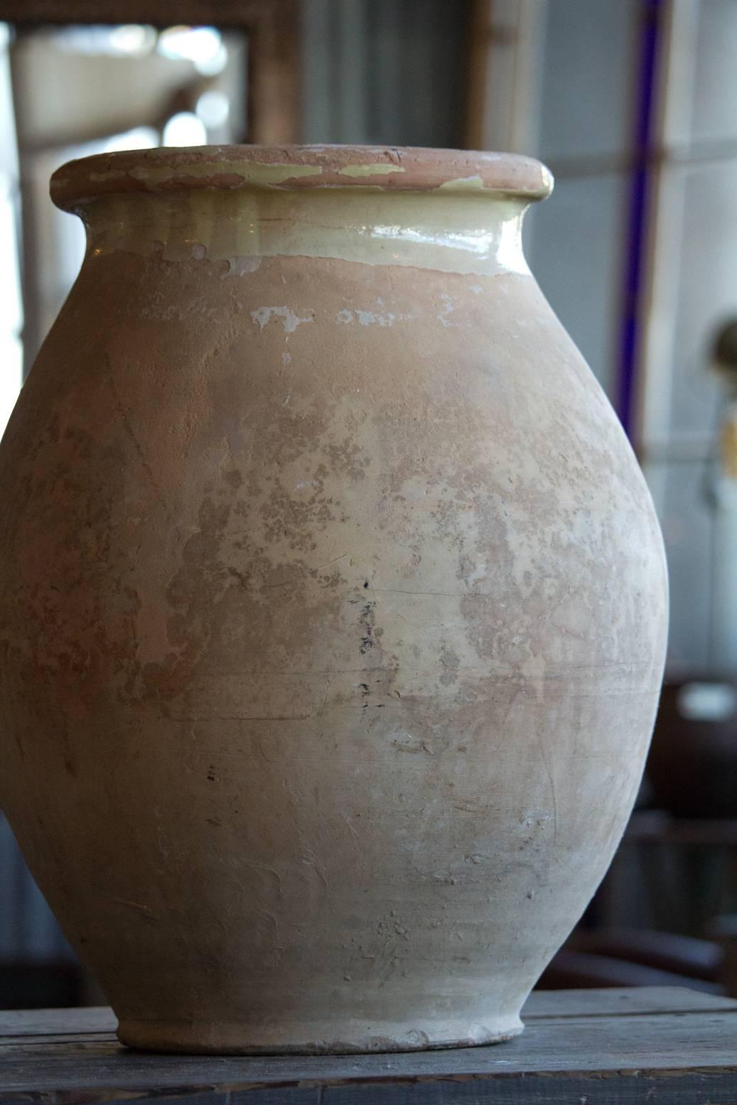 French Antique Biot Oil Jar