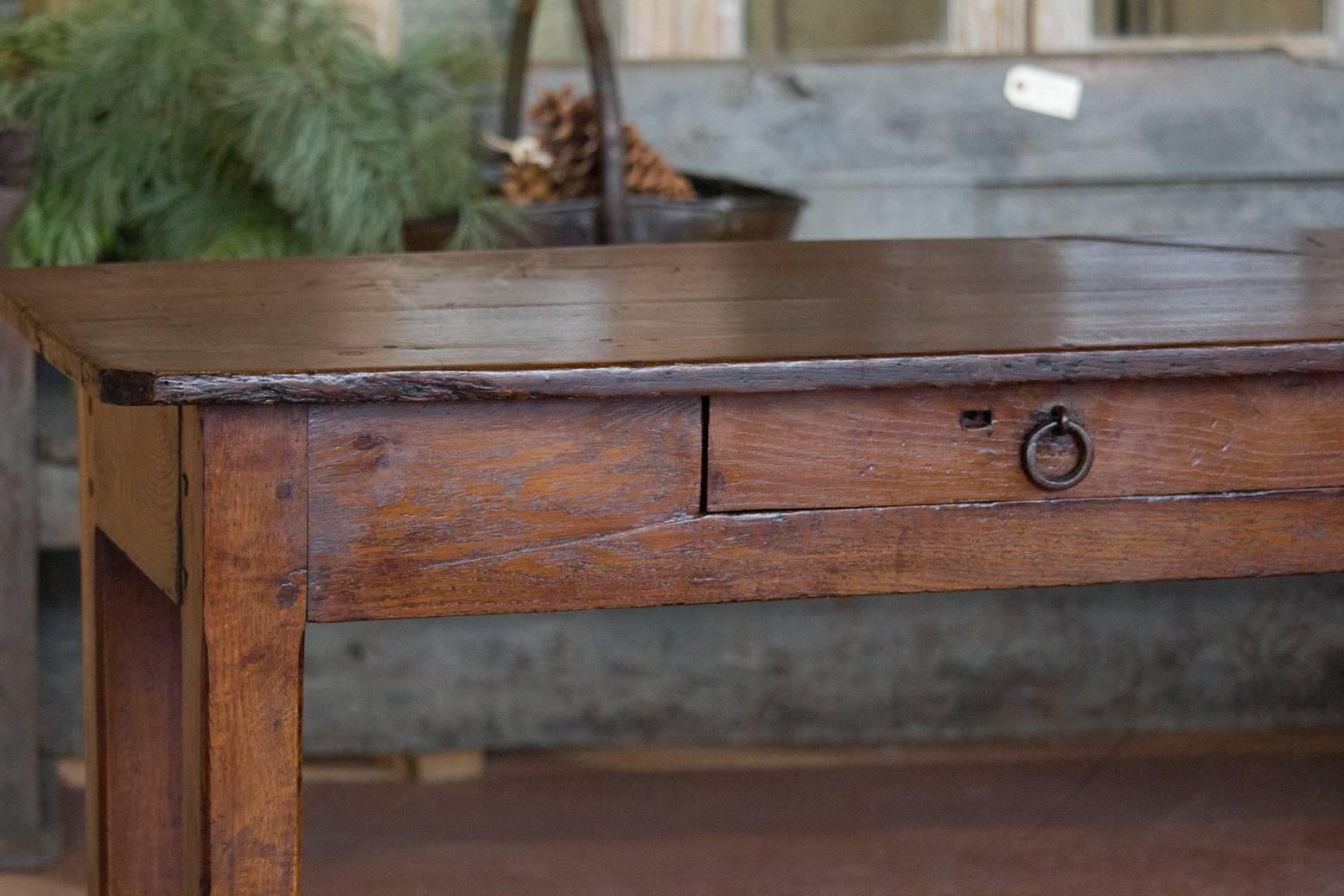 19th Century Antique French Farmhouse Serving Table