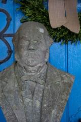 Antique British Stone Bust of William Ewart Gladstone