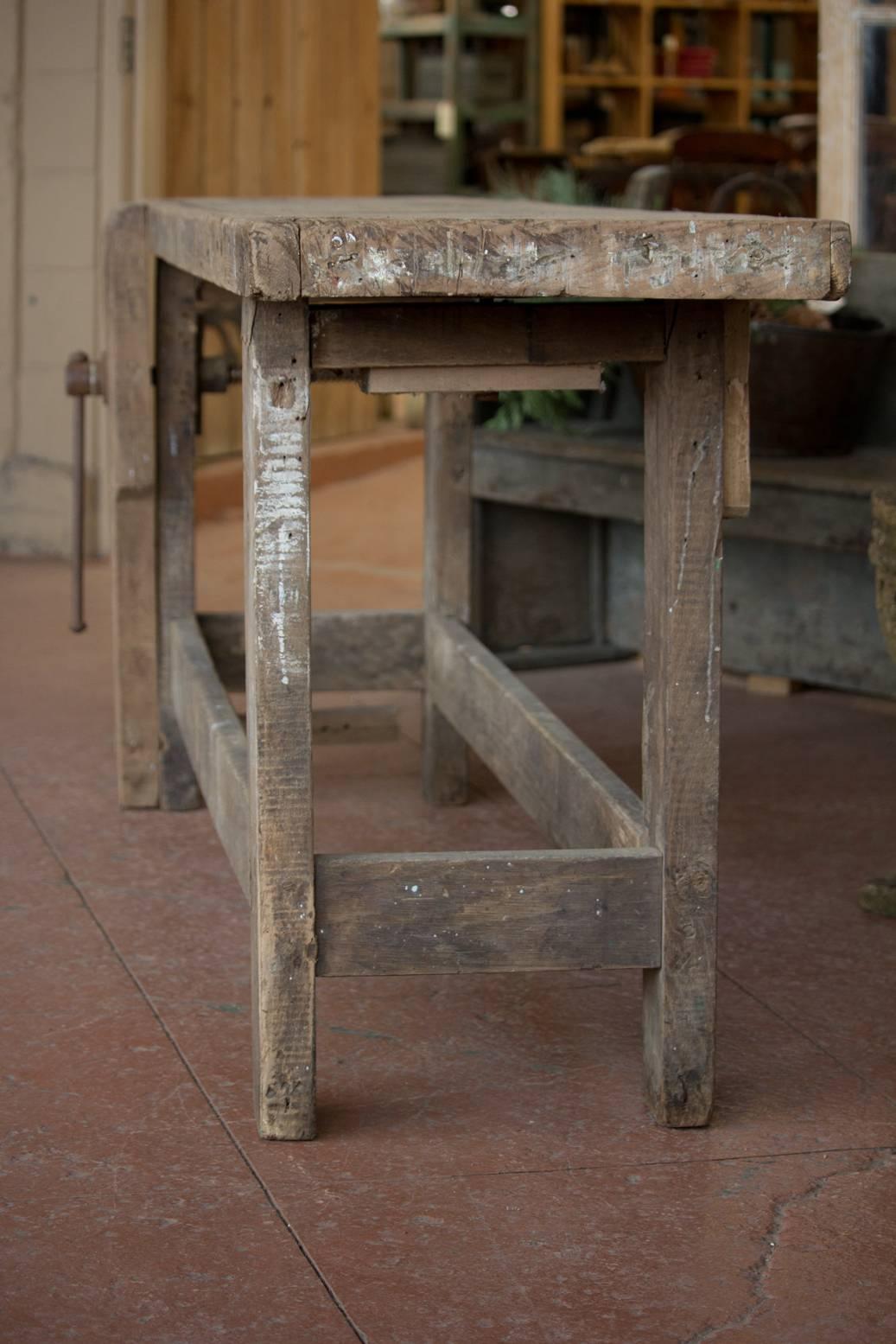 Antique French Workbench 1