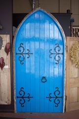 Pair of English Antique Gothic Chapel Doors