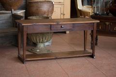 Antique French Farmhouse Serving Table