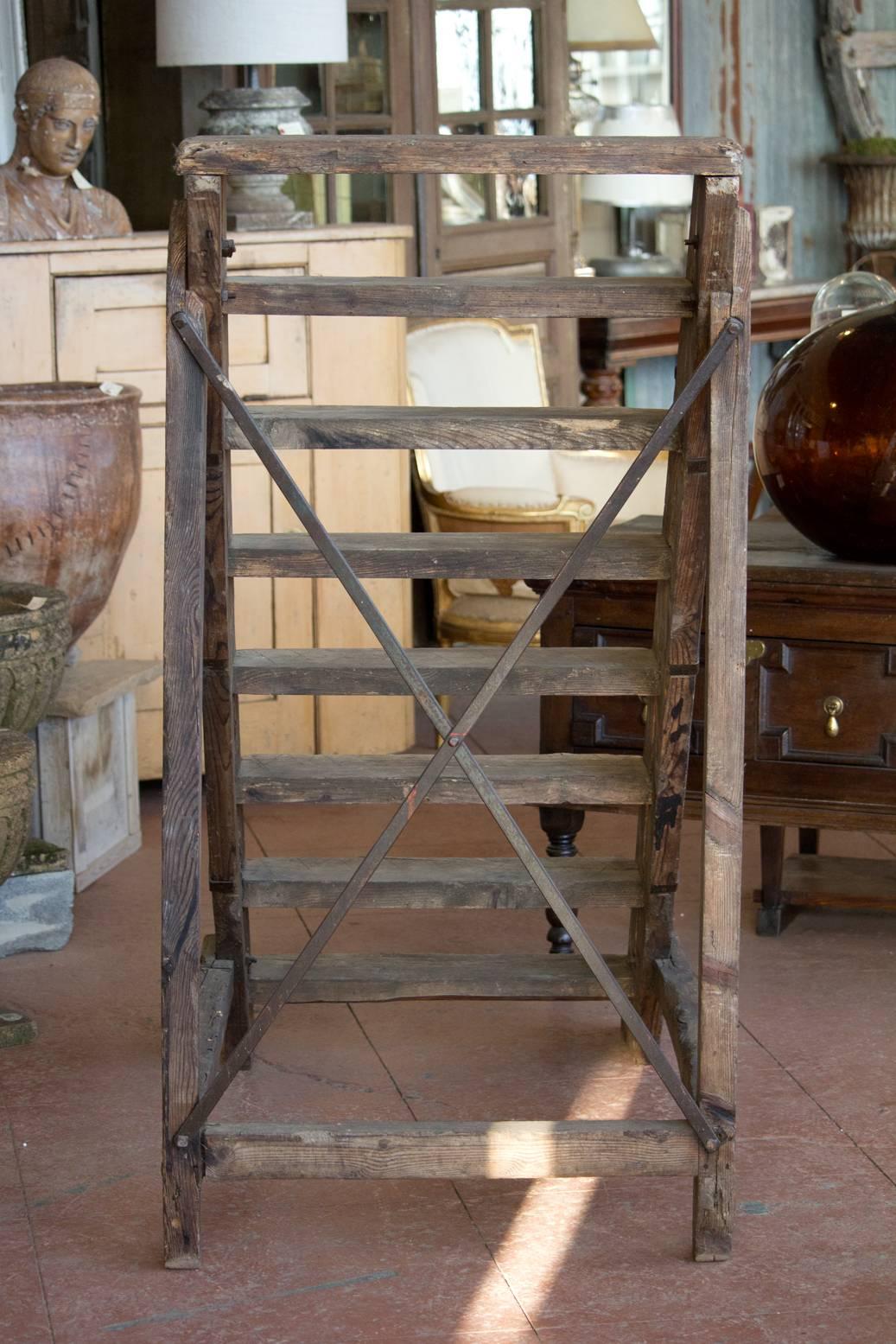 Rare Set of Antique French Industrial Stairs 3