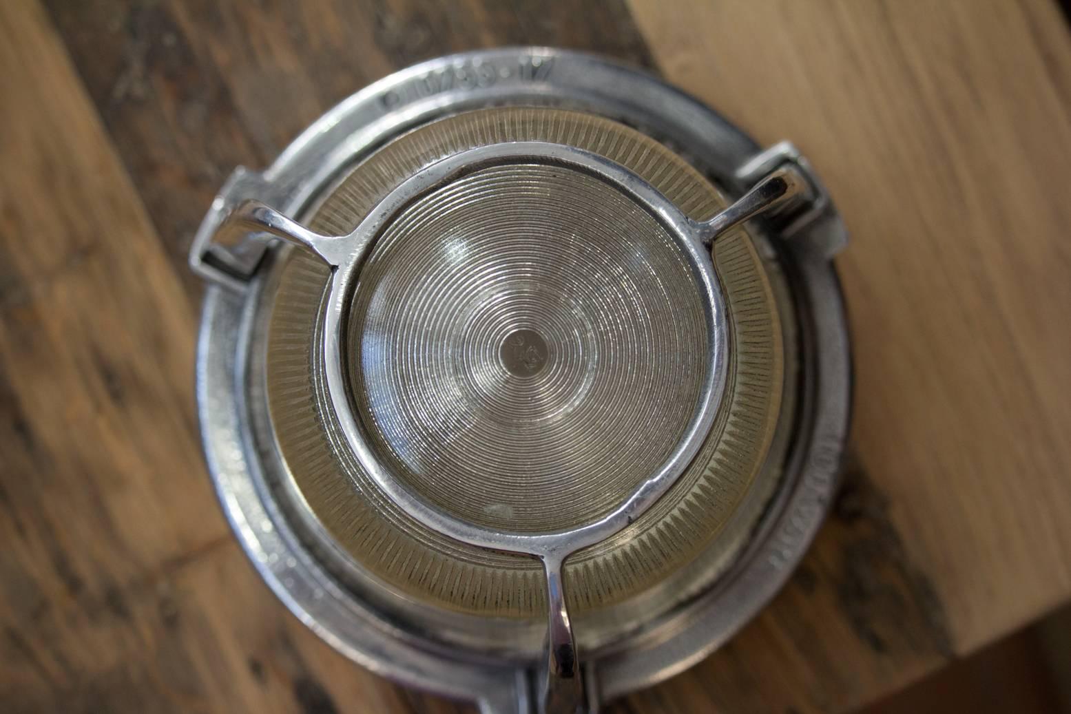 Vintage Chrome Holophane Industrial Light 1