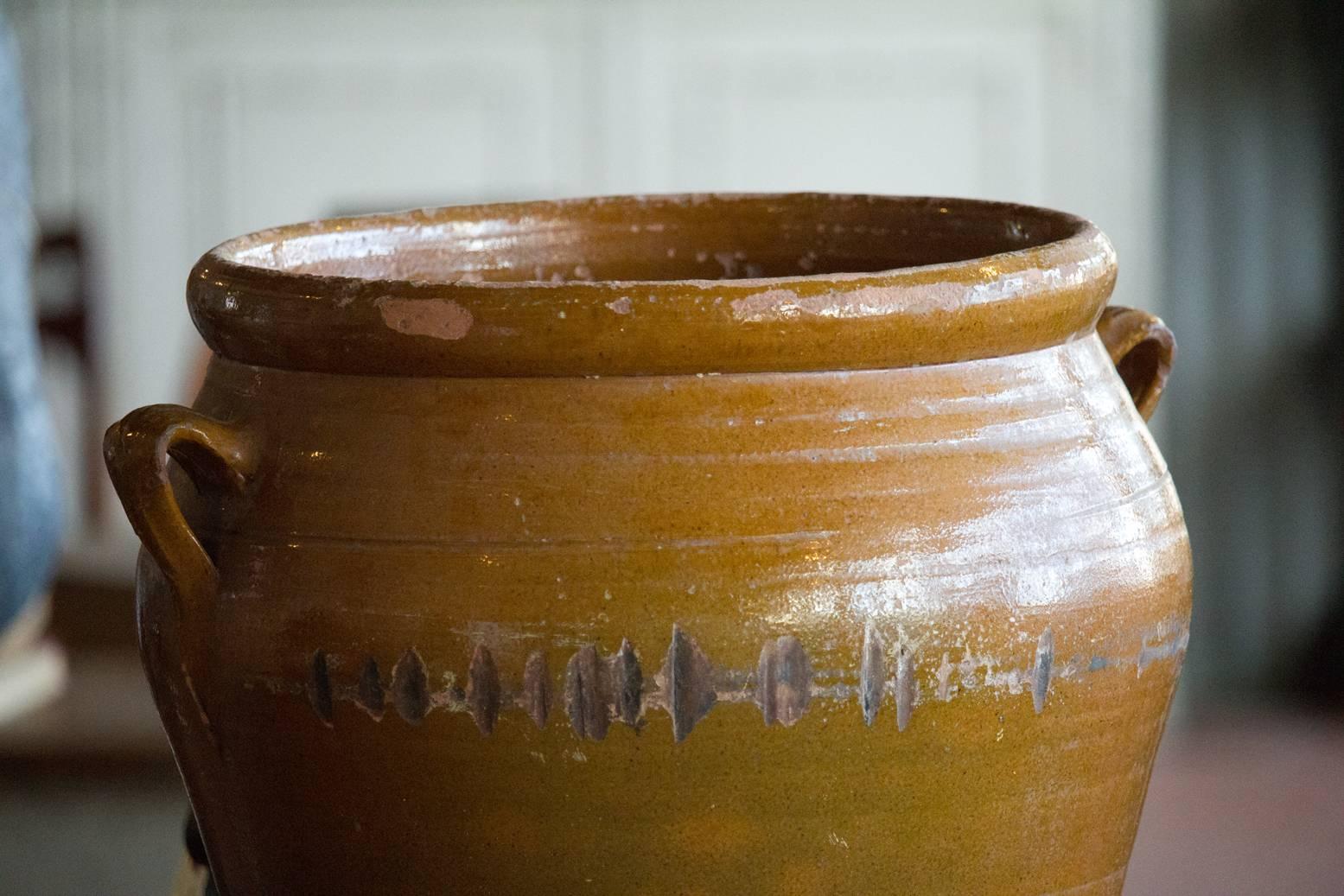 Spanish 19th Century Catalan Olive Pot