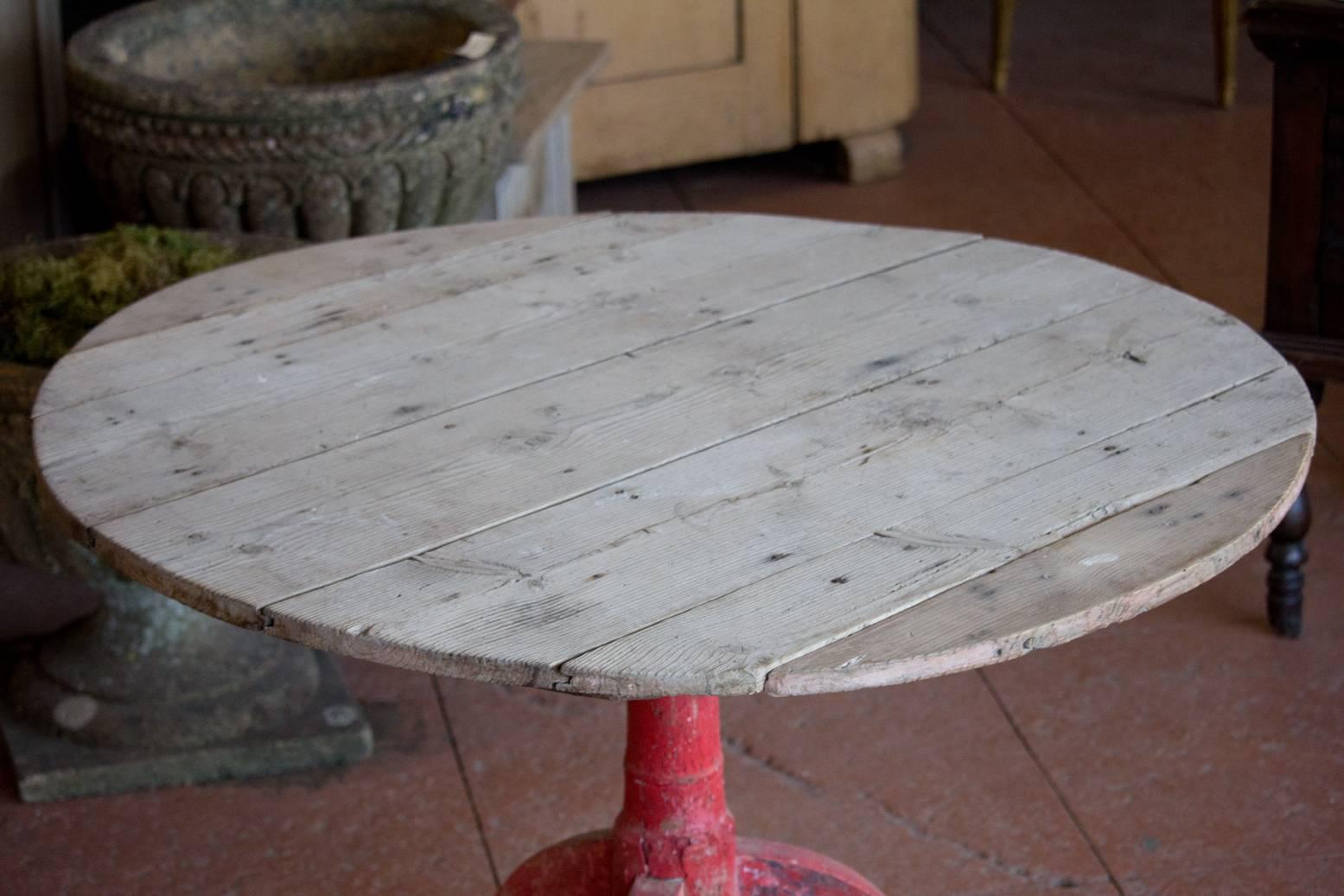 19th Century Antique French Farmhouse Tripod Table