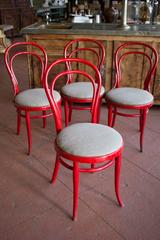 Set of Four Thonet Bentwood Cafe Chairs