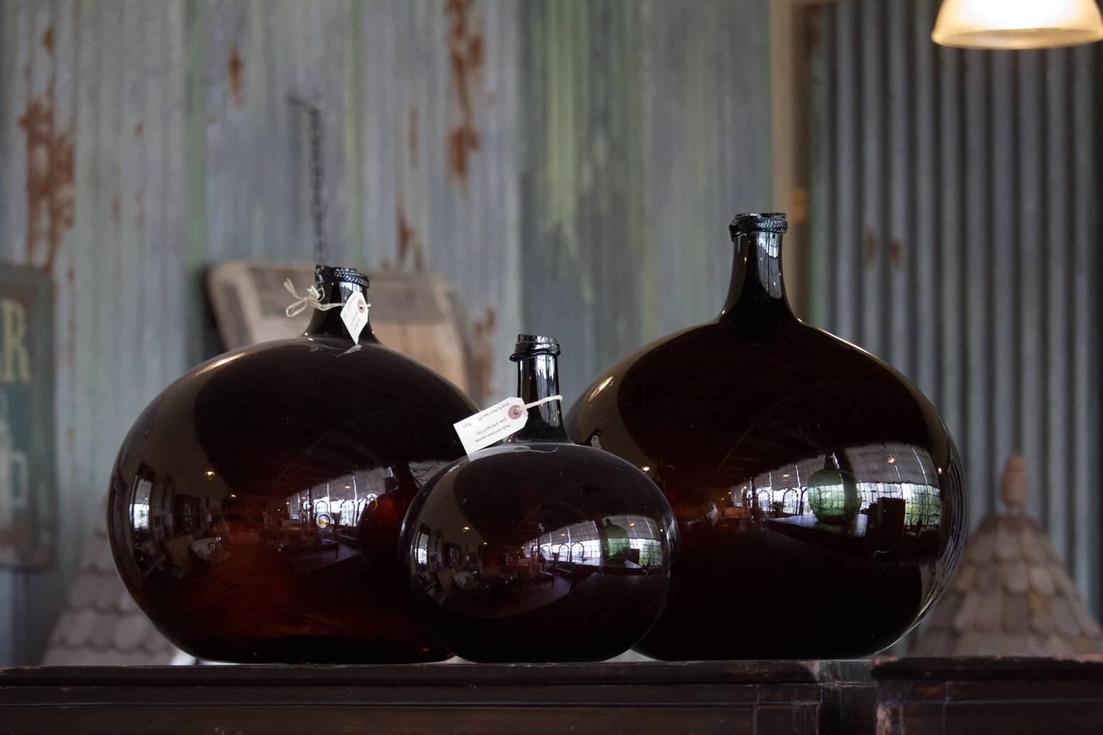 Antique French Handblown Wine Keg 3