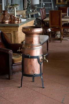 Antique Art Nouveau Copper Wine Still