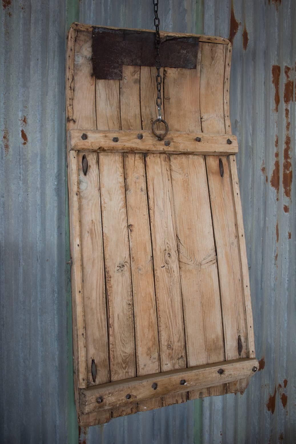 19th Century Antique Catalan Threshing Board or Tribulum