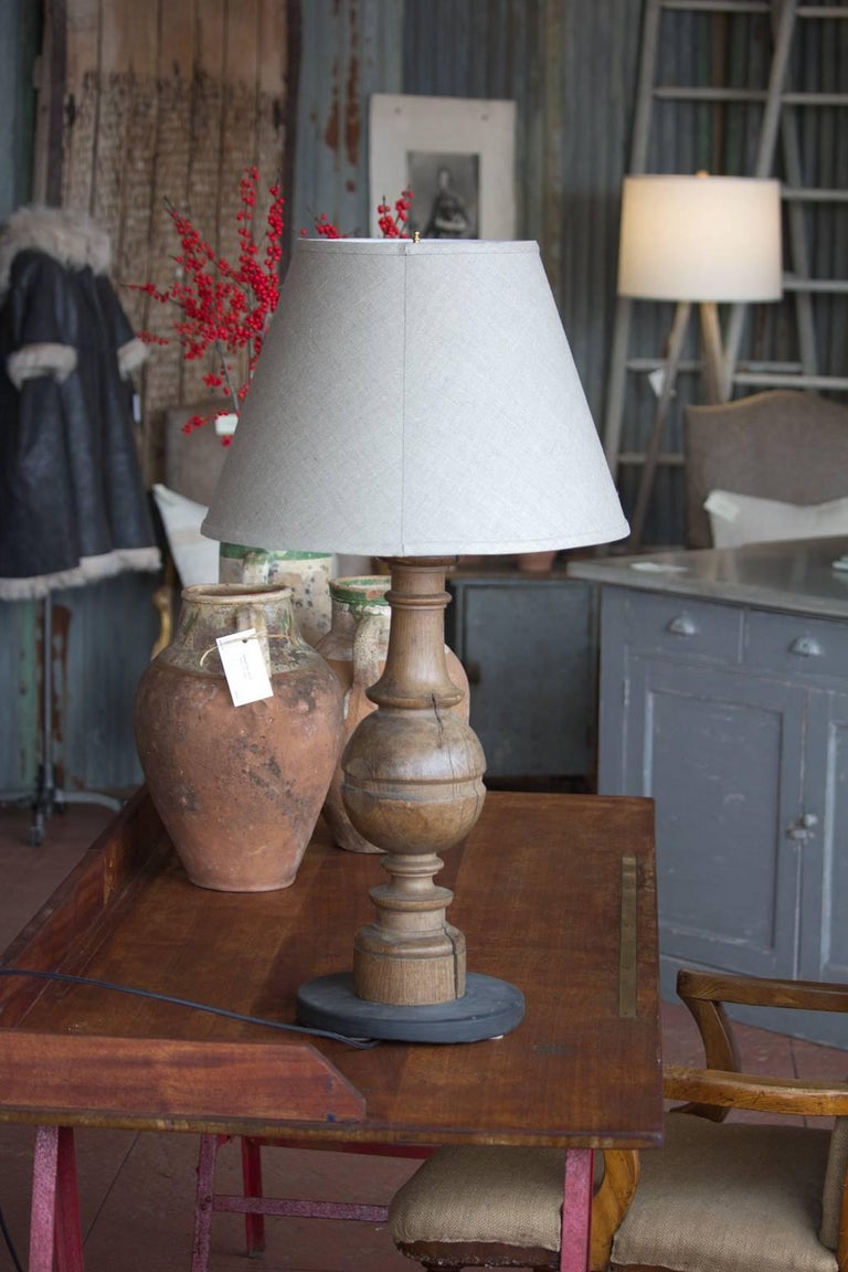 Table Lamp Made From 18th Century French Stair Baer For At Beautiful Table Lamp Made From 18th Century Turned Hard Wood Staircase Baer The Base Is
