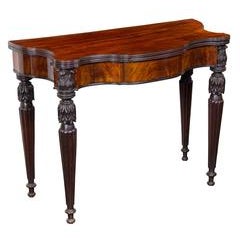 Outstanding Mahogany Sheraton Carved Card Table, Salem, 1810-1815 8