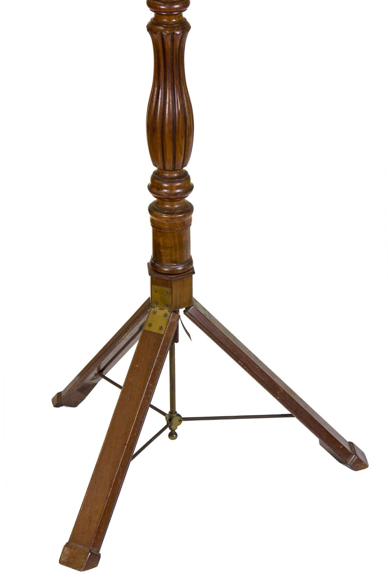 Rare Classical Mahogany Metamorphic Duet Musical Stand, Campaign Furniture For Sale 2