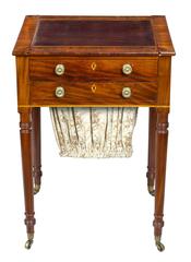 Federal/ Sheraton Mahogany Inlaid Games Table, New England, circa 1810