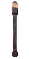 Nautical Stick Barometer with Herringbone Mahogany, Philadelphia, circa 1810