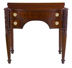 Federal Mahogany Classical/Sheraton Serving Table, Salem, Ma, McIntire
