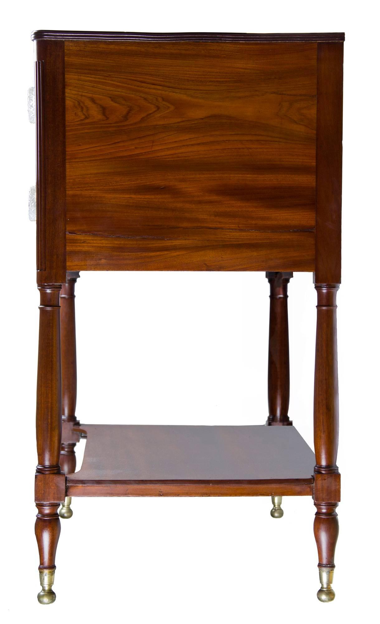 Classical Mahogany Two-Drawer Server or Dresser, Phyfe School, circa 1810-1830 2