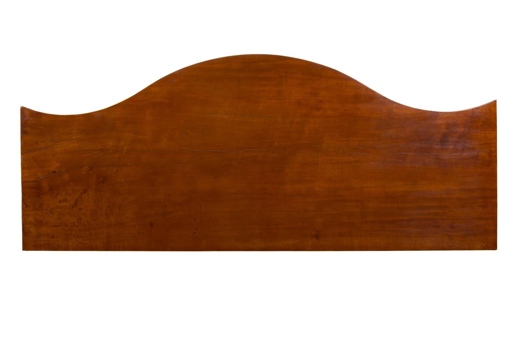 Satinwood & Mahogany Hepplewhite/Inlaid Serpentine Front Sideboard/Commode, NY 2