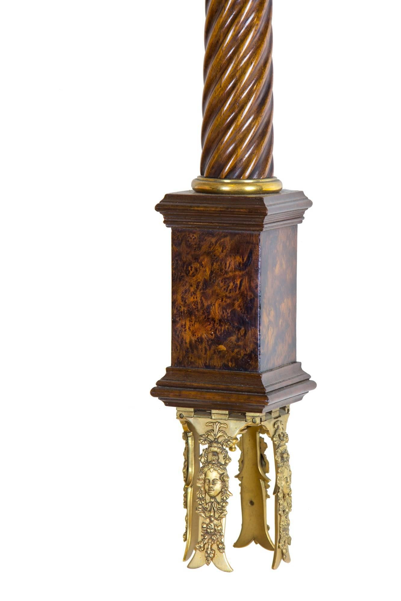 Walnut Fine Replica of the Daniel Quare Hanging/Standing Barometer, 19th Century For Sale