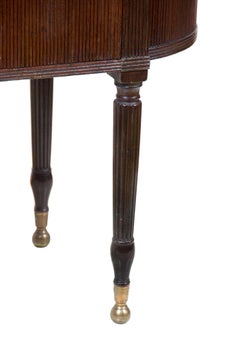 Classical Mahogany Worktable with Astragal Ends, Phyfe School, NY, 1800-1810