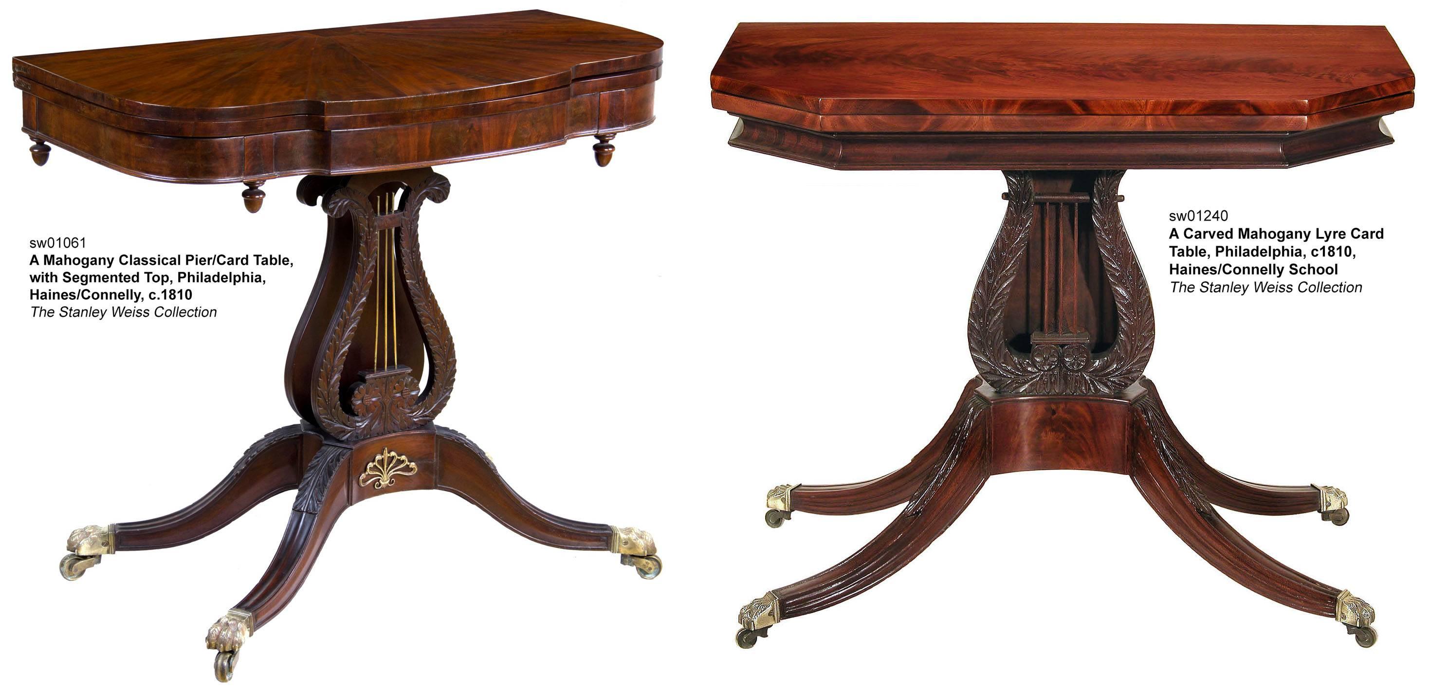 Very Fine and Rare Classical Carved Mahogany Tilt-Top Table, circa 1810 For Sale 5