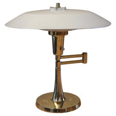 Tony Paul Mutual Sunset Lamps, una lampada a piattino moderna del medio secolo! Iron Man 2 anni '50