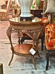 Heywood Wakefield Cane Table