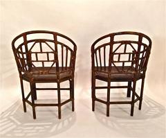 Set of Ten Brighton Pavilion Style Dining Chairs