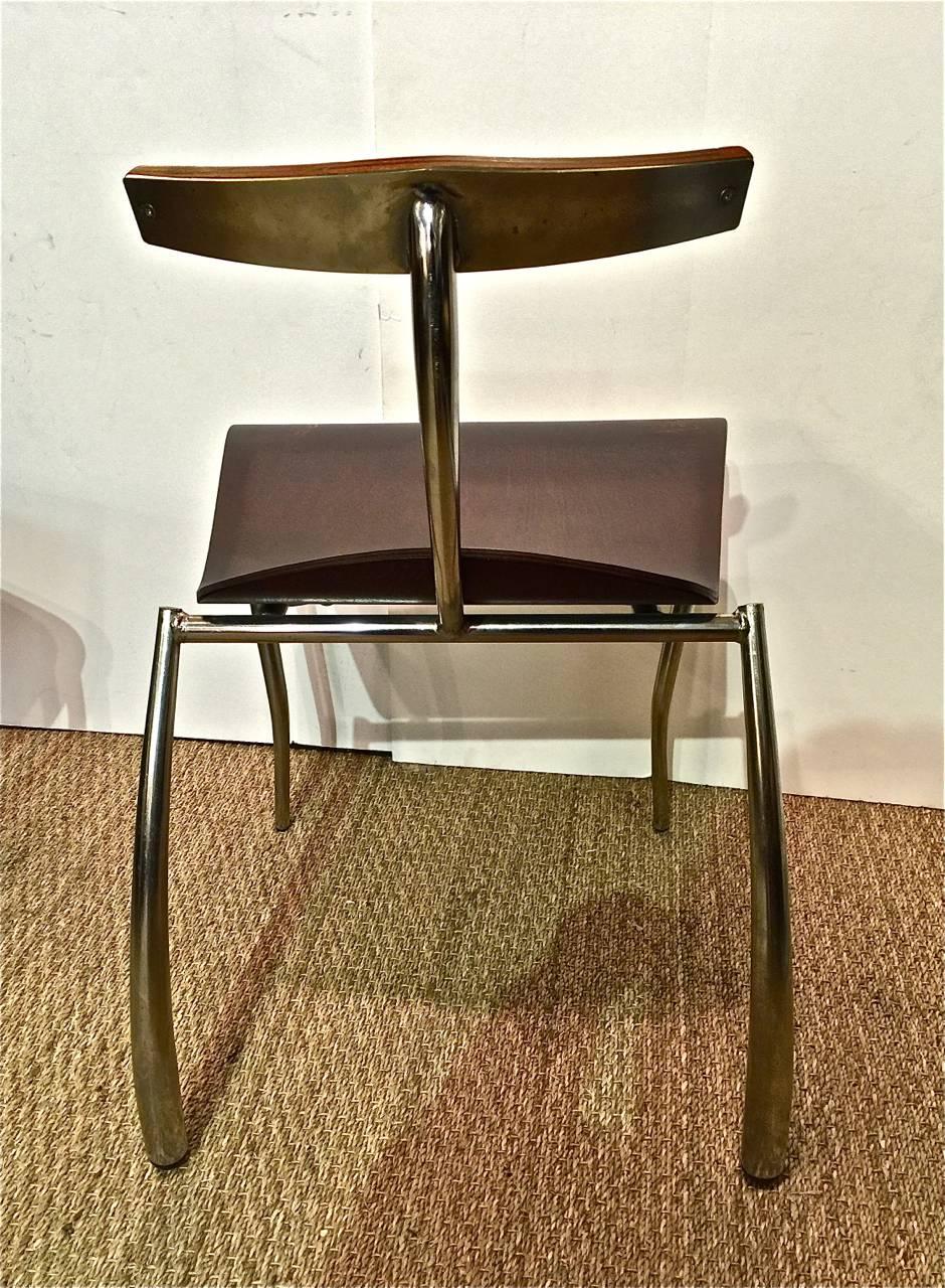 Pair of Memphis Attributed to Prototype Chairs 2