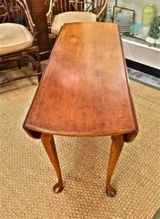 Queen Anne Drop-Leaf Cherry Table, circa 1770