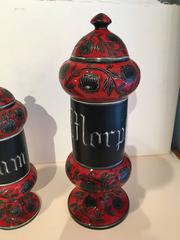 Italian Ceramic Decanters by Alvino Bagni