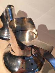 Pair of Silver Plate Italian Sabattini Water Pitchers