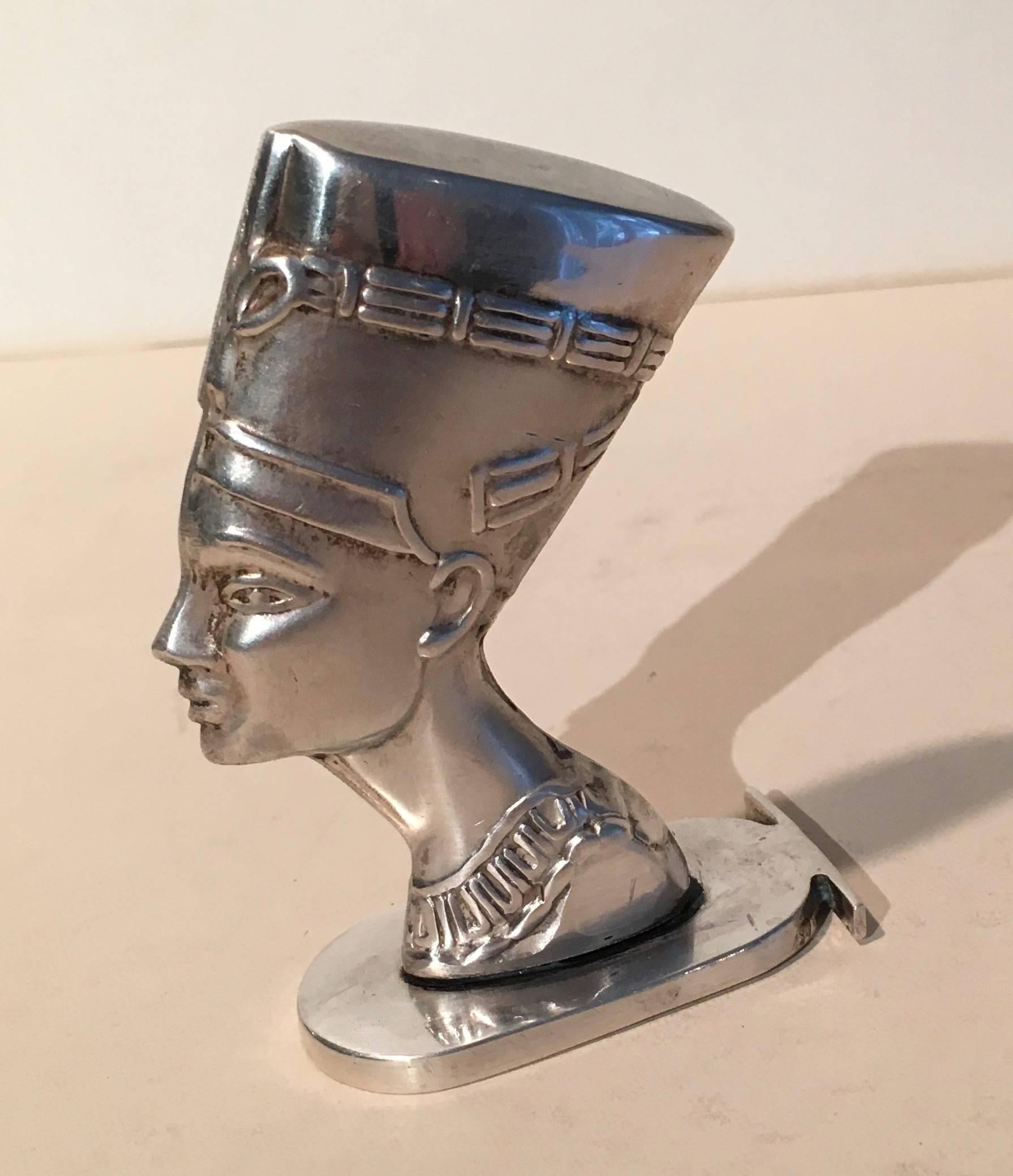 Sterling Silver Nefertiti In Excellent Condition In Los Angeles, CA