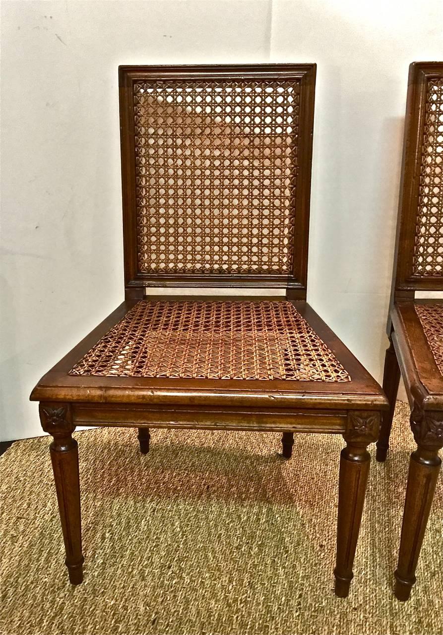 19th Century Pair of Louis XVI Directoire Chairs