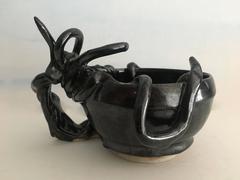 Handmade Japanese Pottery Container Cup Bowl