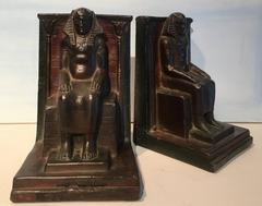 Pair of Copper Egyptian Pharaoh Bookends