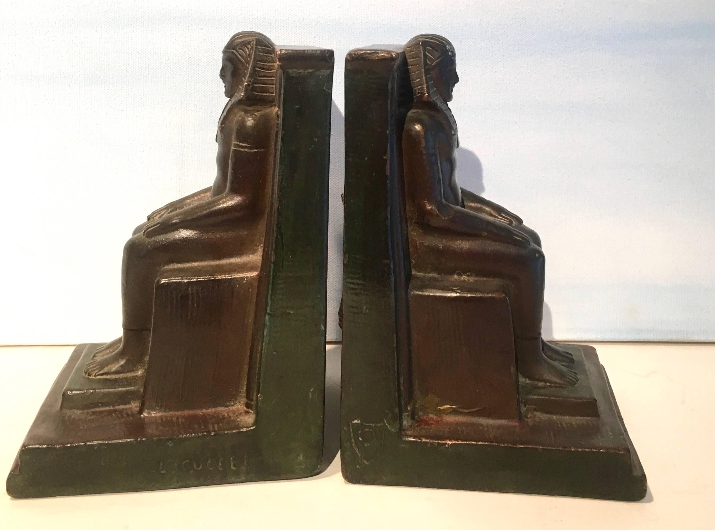 egyptian bookends