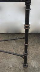 Rare table console en bronze signée par Christopher Chodoff d'après Diego Giacometti