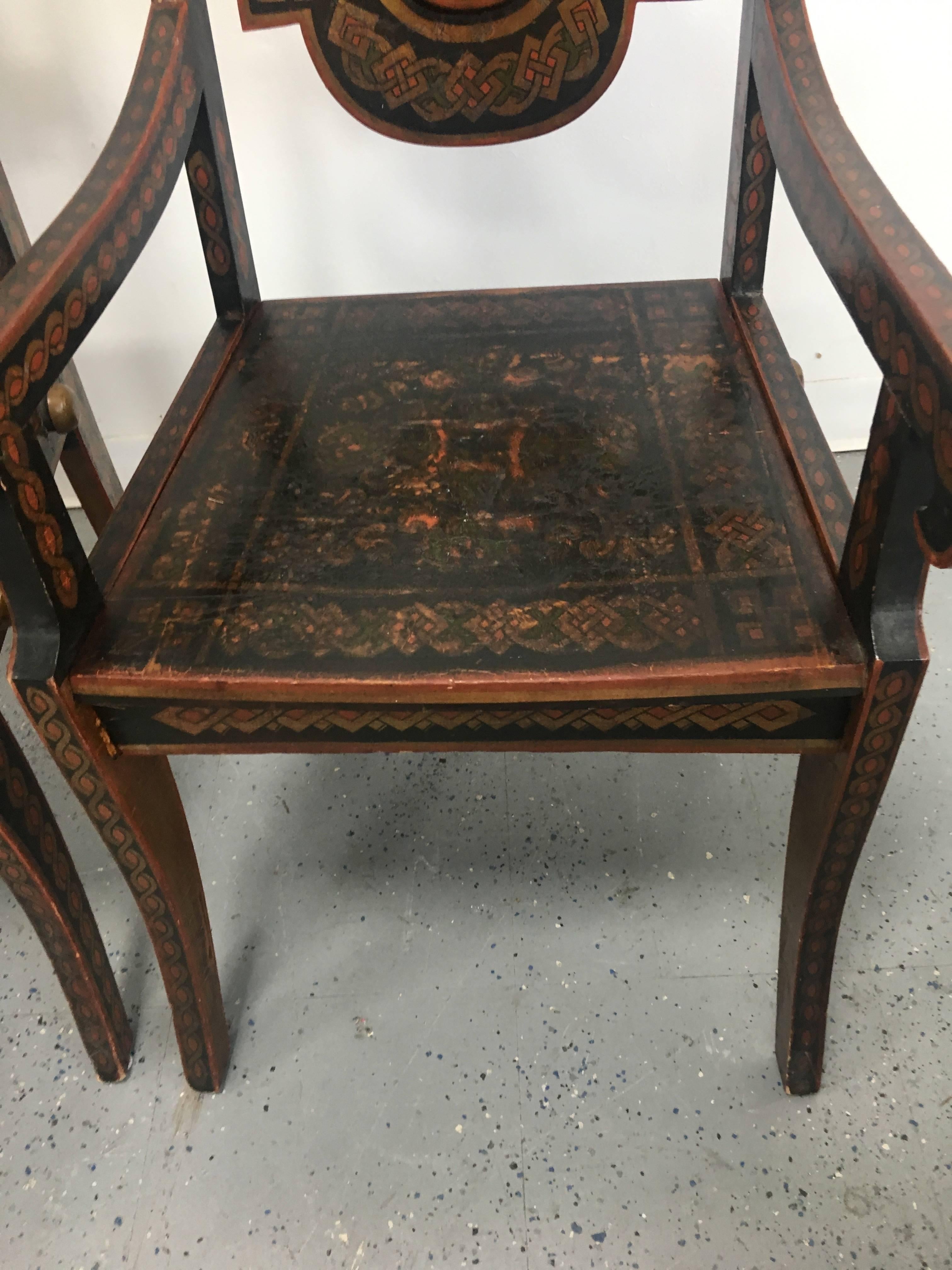  19th Century Hand-Crafted Moroccan chairs For Sale 3