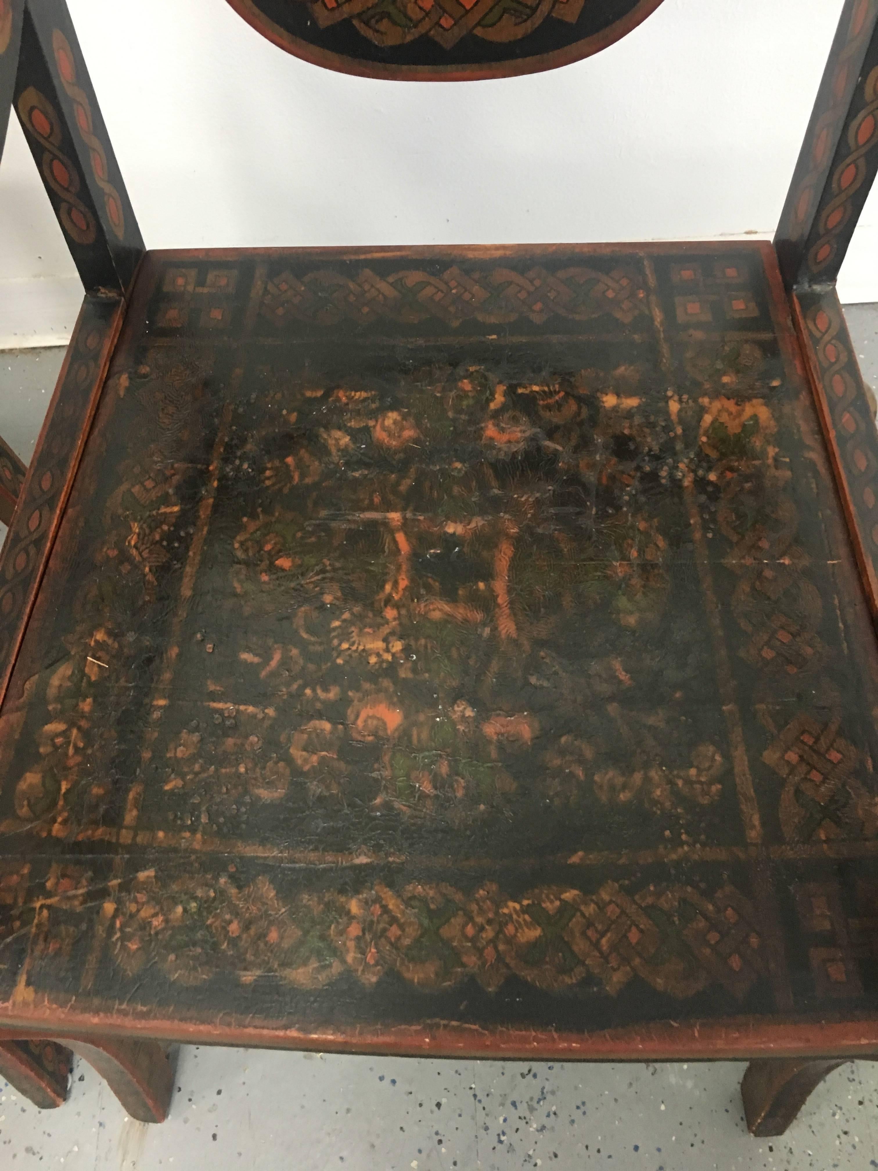  19th Century Hand-Crafted Moroccan chairs For Sale 2