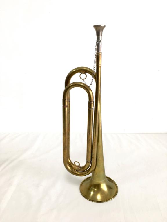 Vintage Brass Bugle Horn