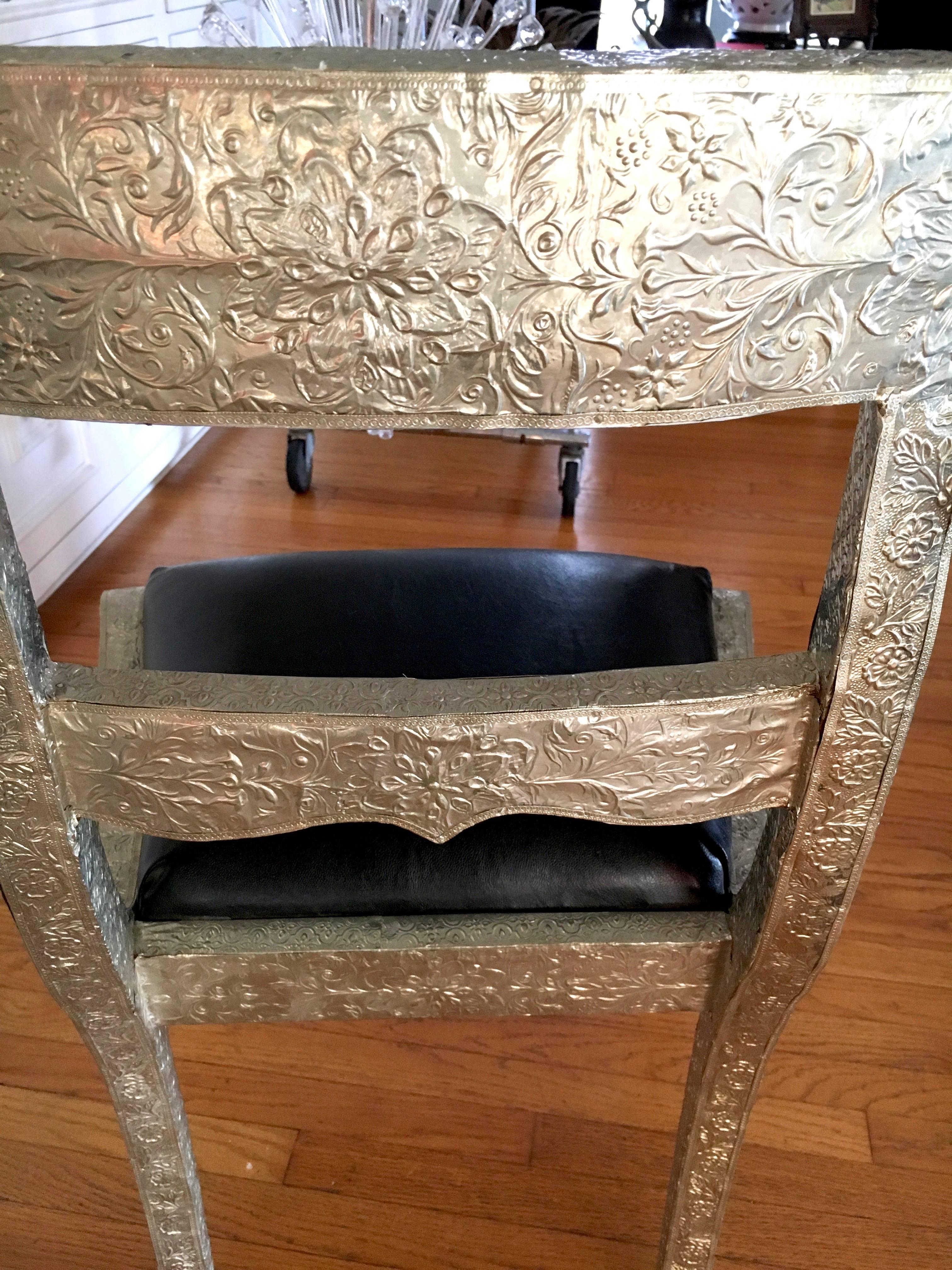 silver wedding chairs