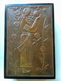 Russian Hammered Copper Box