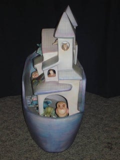 Signed Ceramic Noah's Ark by Mexican Artist, Sergio Bustamante