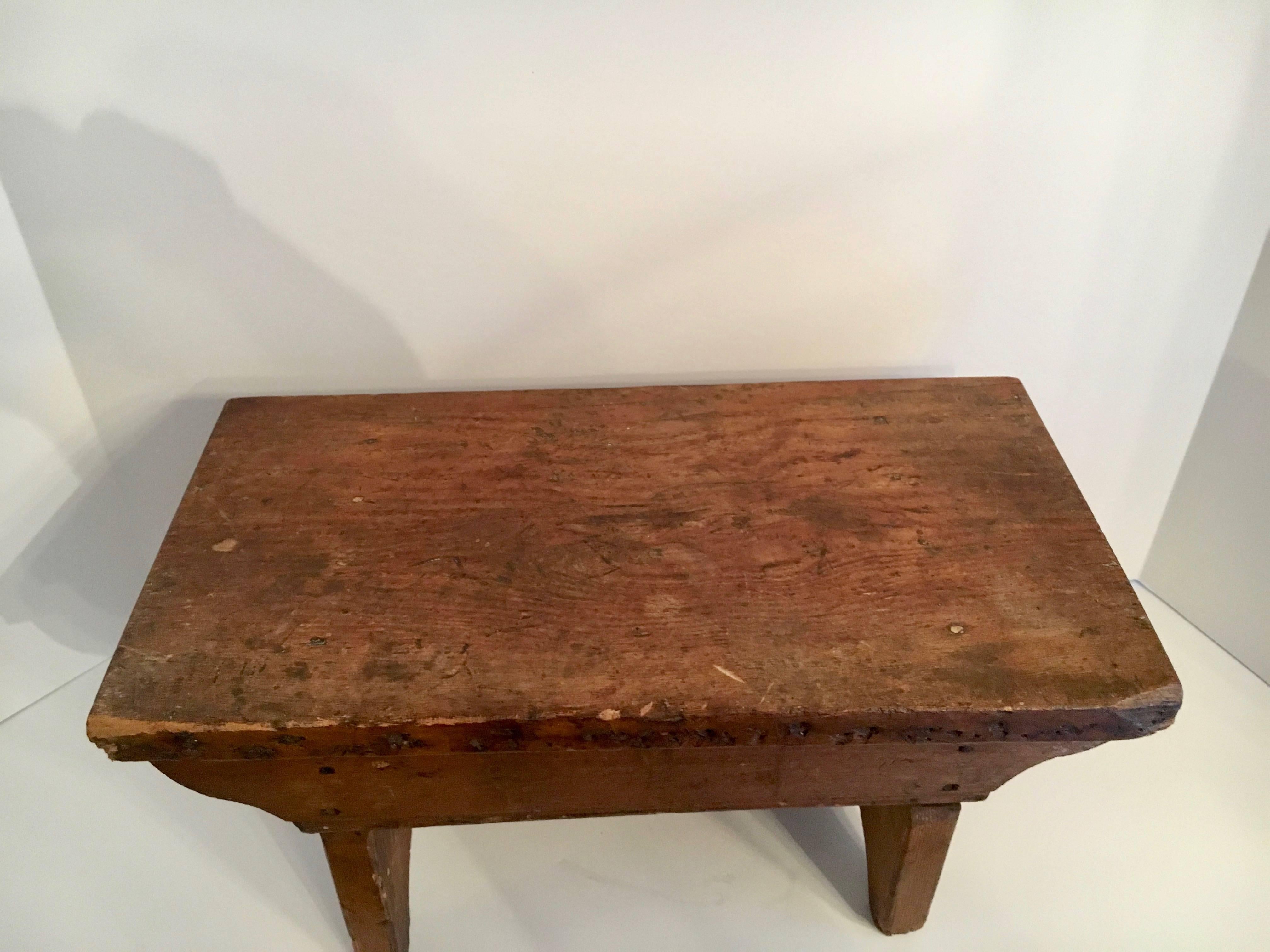 Swedish Milking Stool Ottoman In Excellent Condition In Los Angeles, CA